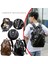 Trend Leisure Travel Sırt Çantası Moda Omuz Çantası Erkekler Için Sırt Çantası Vintage Pu Deri Askı Sırt Çantası (Yurt Dışından) 2