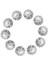 10X Küçük Rhinestone Metal Alaşım Düz Boğuk Bling Bling Tur 12MM (Yurt Dışından) 1