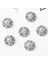 10X Küçük Rhinestone Metal Alaşım Düz Boğuk Bling Bling Tur 12MM (Yurt Dışından) 3