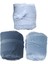 3pcs Fringe Şifon Ipek Şeridi 2 "x 5yd Gelin Buketleri İçin El Yapımı Blue Series 5m (Yurt Dışından) 2