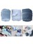 3pcs Fringe Şifon Ipek Şeridi 2 "x 5yd Gelin Buketleri İçin El Yapımı Blue Series 5m (Yurt Dışından) 4