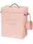 6.5l Çamaşırhane Pirinç Bin Pet Yiyecek Organizatörü Çamaşır Tozu Pembe 6.5l 23X18.2X15.7CM (Yurt Dışından) 1