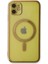 iPhone 12 Kılıf Magneticsafe Lazer Silikon - Gold 3