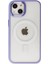 Apple iPhone 14 Plus Kılıf Room Magneticsafe Silikon - Lila 2