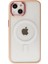 Apple iPhone 14 Plus Kılıf Room Magneticsafe Silikon - Pudra 2