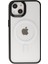 Apple iPhone 14 Plus Kılıf Room Magneticsafe Silikon - Siyah 2