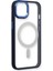 iPhone 14 Pro Max Kılıf Room Magneticsafe Silikon - Lacivert 4