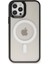 iPhone 12 Pro Max Kılıf Room Magneticsafe Silikon - Siyah 2