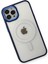iPhone 13 Pro Max Kılıf Room Magneticsafe Silikon - Lacivert 3