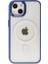 iPhone 14 Plus Kılıf Room Magneticsafe Silikon - Sierra Blue 2