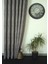 Fon Perde Prizma Desen Antrasit 1-2 Seyrek Pile 90X260 1