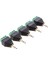 5x 3.5mm 3 Kutuplu Stereo Ses Vedio Erkek 3 Vidalı Terminal Dişi Dönüştürücü 1