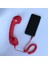 3,5mm Mikrofon Telefon Telefonu Telefon Klasik Alıcı Kırmızı 3