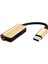 2 Aradan 1 Tip-C Ila 3,5mm Aux Sesli Kulaklık USB C Şarj Cihazı Kablosu Gül Altın 3