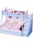 1/12 Dollhouse Minyatür Mobilya Ranzası Çift Ranza Yatak Odası Aksesuarı #3 (Yurt Dışından) 4