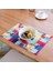 Renkli Placemat Isı Yalıtımı Anti Patinaj Masa Mat Peçeteler Kaymaz Basit Placemats Coaster Yemek Masası | Paspaslar ve Pedler (Yurt Dışından) 3