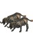 Zoo Wildlife Minyatür Dekorasyon Koleksiyonu Çocuk Hediyeleri Eğitim Oyuncak Buffalo (Yurt Dışından) 1