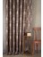 Fon Perde Klasik Damask Desen Antrasit-Mürdüm 1-2 Seyrek Pile 60 x 260 cm 1