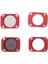 4 Adet Filtre Kiti Aksesarları Cep Kırmızısı Için Çok Kaplı Lens (Yurt Dışından) 3