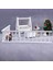 Dollhouse Korkuluk Mutfak Bahçesi Ev Süsleri Manzaraları 30.5cmx0.7cmx7.5cm Beyaz (Yurt Dışından) 3