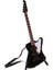 1/6 Minyatür Ahşap Rengi Elektro Gitar W/ Stant Dekorasyon Noel Hediyesi #3 (Yurt Dışından) 1