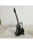 1/6 Minyatür Ahşap Rengi Elektro Gitar W/ Stant Dekorasyon Noel Hediyesi #3 (Yurt Dışından) 2