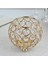 Altın Kristal Mum Tutucu Candlestick Mum Partisi Düğün Dekoru 10CMX8CM 5