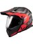 Pıoneer Evo Adventurer Kapalı Kask Mat Siyah-Kırmızı Small 1