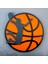 Ahşap Mdf Basketbol Oynayan Oyuncu Desenli Duvar Tablosu 1
