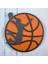 Ahşap Mdf Basketbol Oynayan Oyuncu Desenli Duvar Tablosu 2