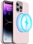 iPhone 11 Pro Max Kılıf Magsafe Wireless Şarj Özellikli Sıvı Jel Lansman Renkli Silikon 1
