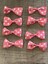 5x2 cm Puantiyeli Pembe Kurdele Kelebek Fiyonk 8 Adet 1