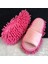 Terlik Moping Kadın Duster Sweeper Yeniden Kullanılabilir Pembe (Yurt Dışından) 4