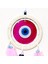 Pembe Tüylü Dream Catcher Fuşya Cam Nazar Boncuklu Düş Kapanı Duvar Süsü 3