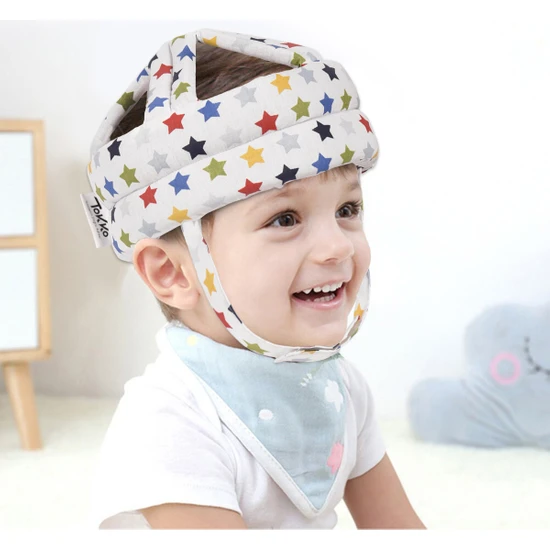 TOKKO Ayarlanabilir Bebek Çocuk Baş Kafa Koruma Güvenlik Kaskı - Bebek Kafa Koruyucu - Bebek Emniyet Kaskı