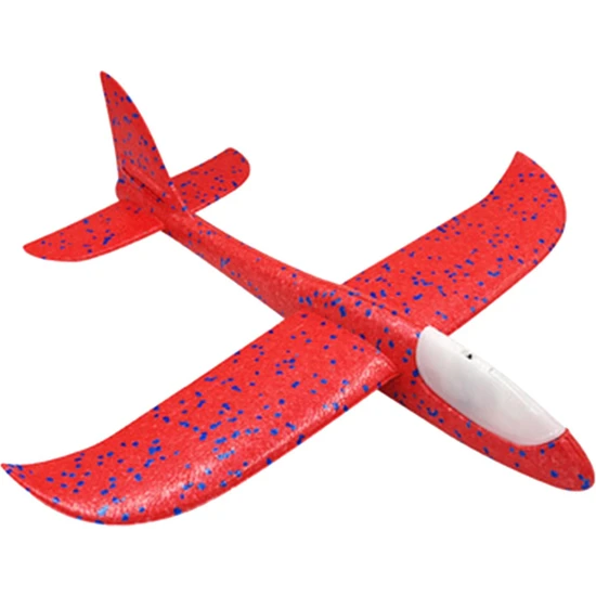 Belovee Dıy Köpük Uçak Oyuncakları Açık Hava Spor Oyuncakları LED Uçak Oyuncakları Çocuklar Için Kırmızı (Yurt Dışından)