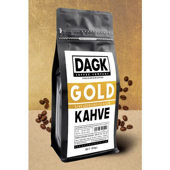 Dagk Gold Kahve 180 gr (Garnül Çözünebilir)