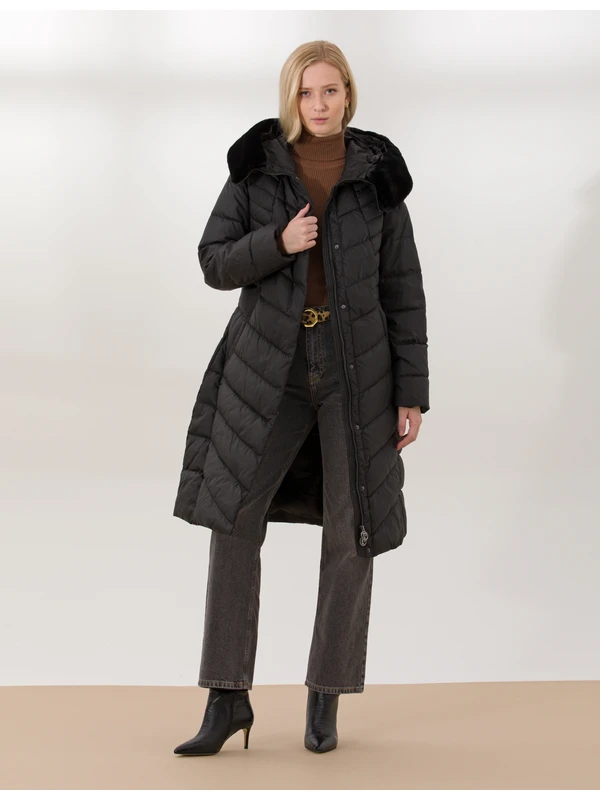Pierre Cardin Kadın Siyah Mont 50257777-VR046