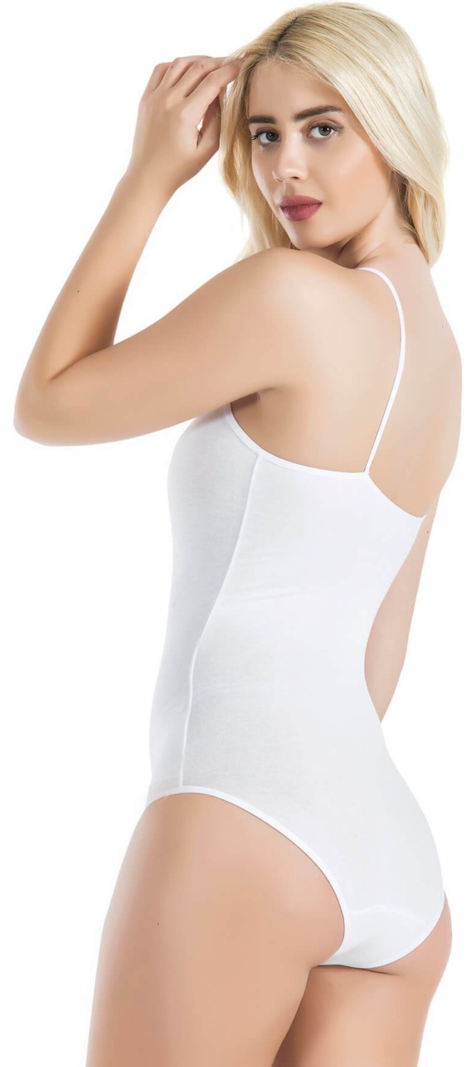 Derya Kurşun Ip Askılı Çıtçıtlı Kadın Body 310 görsel 5