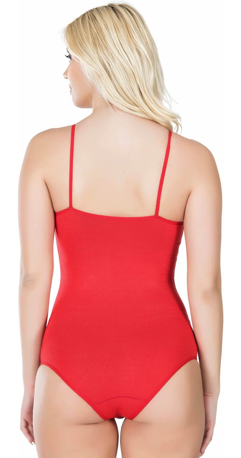 Derya Kurşun Ip Askılı Çıtçıtlı Kadın Body 310 görsel 2