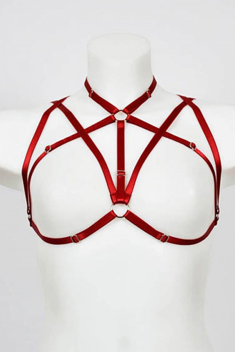 100100e Boyundan Bağlamalı Göğüs Harness - APFT166 görsel 2