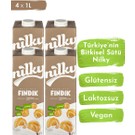 Nilky Fındık Sütü Glütensiz Bitkisel Bazlı Laktosuz Vegan 4x1 lt
