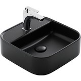 Güral Vit Nova Batarya Delikli Lavabo Mat Antrasit 42 cm x 42 cm