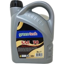 Greentech 30 Numara Genel Amaçlı Yağ 3 Litre 1 Koli 6 Adet (Üretim Yılı: 2023)