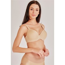 Magic Form 1836 Kadın Ten Yumuşak Süngerli Düz Sütyen