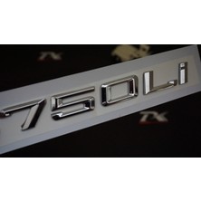 DK Tuning Bmw 750Lİ 750İ Bagaj Krom Metal 3m 3D Yazı Logo