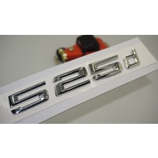 DK Tuning 525D Bagaj Krom Metal 3m 3D Yazı Logo