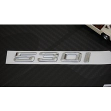 DK Tuning Bmw 530İ Bagaj Krom Metal 3m 3D Yazı Logo