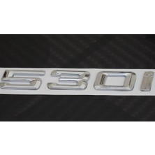 DK Tuning Bmw 530İ Bagaj Krom Metal 3m 3D Yazı Logo