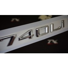 DK Tuning Bmw 740Lİ 740İ Bagaj Krom Metal 3m 3D Yazı Logo